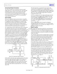 AD8152JBPZ Datasheet Page 21