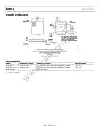 AD8153ACPZ-RL7 Datasheet Page 22