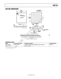 AD8156ABCZ Datasheet Page 19