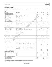 AD8159ASVZ Datasheet Page 3