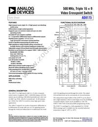 AD8175ABPZ Datasheet Cover