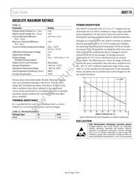 AD8175ABPZ Datasheet Page 7