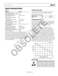 AD8176ABPZ Datasheet Page 7