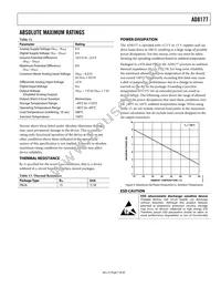 AD8177ABPZ Datasheet Page 7