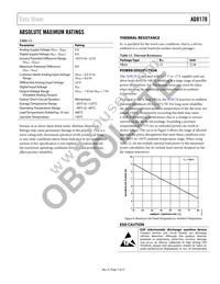 AD8178ABPZ Datasheet Page 7