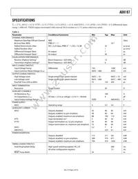 AD8197ASTZ Datasheet Page 3