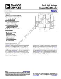 AD8213WHRMZ-R7 Datasheet Cover