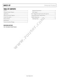 AD8221TRMZ-EP-R7 Datasheet Page 2