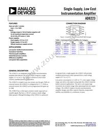AD8223ARM-R7 Datasheet Cover