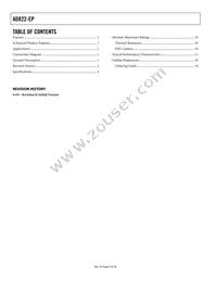 AD822TRZ-EP-R7 Datasheet Page 2