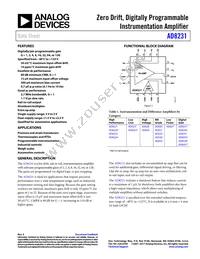 AD8231WACPZ-RL Datasheet Cover