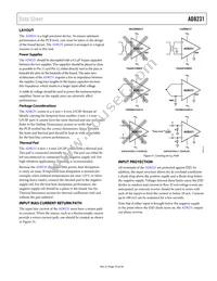 AD8231WACPZ-RL Datasheet Page 19