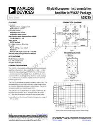 AD8235ACBZ-P7 Datasheet Cover