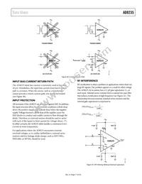 AD8235ACBZ-P7 Datasheet Page 17