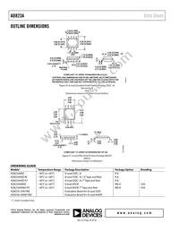 AD823AARZ-RL Datasheet Page 20