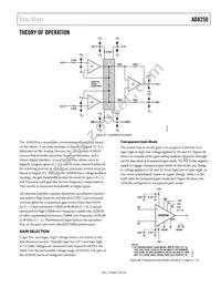 AD8250ARMZ-RL Datasheet Page 15