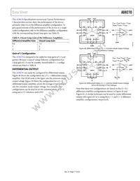 AD8270ACPZ-RL Datasheet Page 17