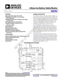 AD8280WASTZ-RL Datasheet Cover