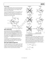 AD8295BCPZ-RL Datasheet Page 21