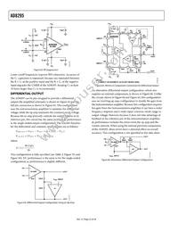 AD8295BCPZ-RL Datasheet Page 22