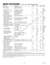 AD8306AR-REEL7 Datasheet Page 2