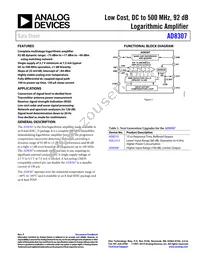 AD8307AR-REEL Datasheet Cover