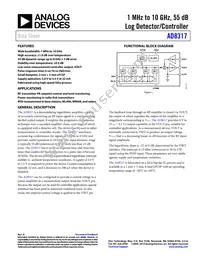 AD8317ACPZ-R7 Datasheet Cover