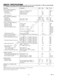 AD8325ARUZ-REEL Datasheet Page 2