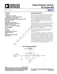 AD8337BCPZ-R2 Datasheet Cover