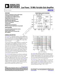 AD8338ACPZ-RL Datasheet Cover
