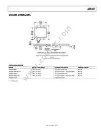 AD8367ARU-REEL7 Datasheet Page 21