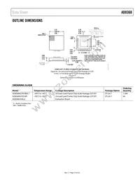 AD8368ACPZ-WP Datasheet Page 19