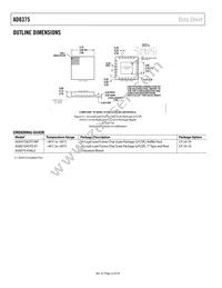 AD8375ACPZ-R7 Datasheet Page 22