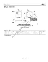 AD8376ACPZ-R7 Datasheet Page 23