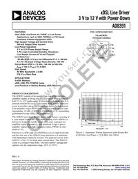 AD8391AR-REEL7 Datasheet Cover