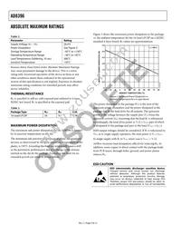 AD8396ACPZ-RL Datasheet Page 4