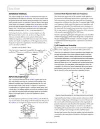 AD8421BRZ-RL Datasheet Page 21