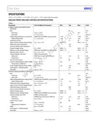 AD8452ASTZ-RL Datasheet Page 3