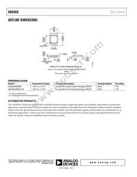 AD8469WBRMZ-RL Datasheet Page 12