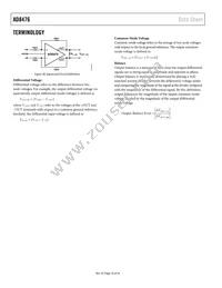 AD8476ACPZ-WP Datasheet Page 16