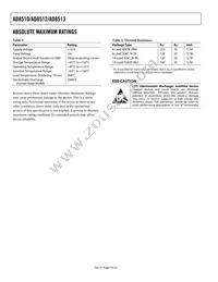 AD8510BR-REEL Datasheet Page 6
