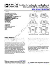 AD8512BR-REEL7 Datasheet Cover