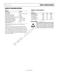 AD8552ARU-REEL Datasheet Page 5