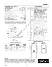 AD8582AR-REEL Datasheet Page 3