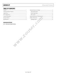 AD8599TRZ-EP Datasheet Page 2