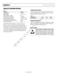 AD8599TRZ-EP Datasheet Page 4