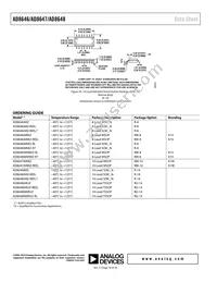 AD8647ARMZ-REEL Datasheet Page 18