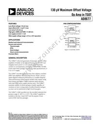 AD8677AUJZ-R2 Datasheet Cover