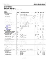 AD8694WAC-P7 Datasheet Page 3