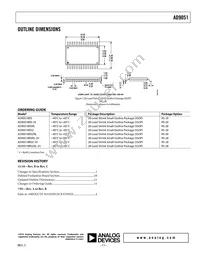 AD9051BRSRL-2V Datasheet Page 11